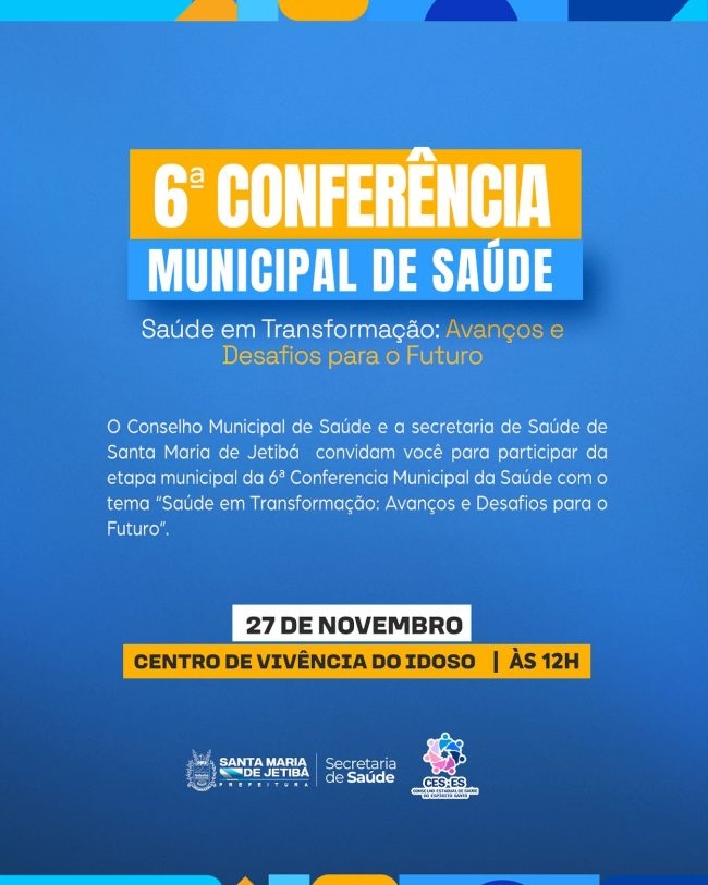 6ª Conferência Municipal de Saúde