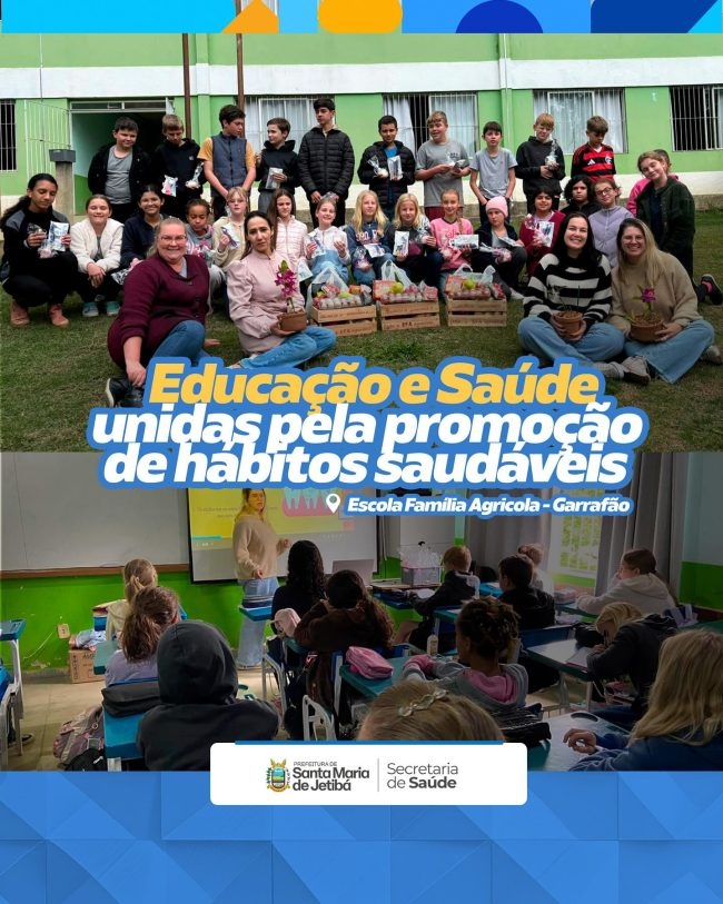 Saúde e Educação Caminhando Juntas!